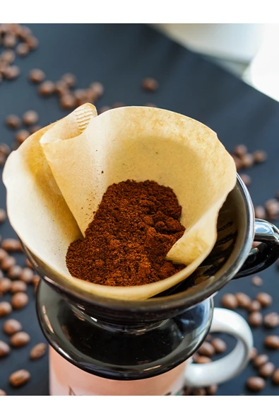 Muybieno Seramik Siyah Dripper V60 - Resim 3
