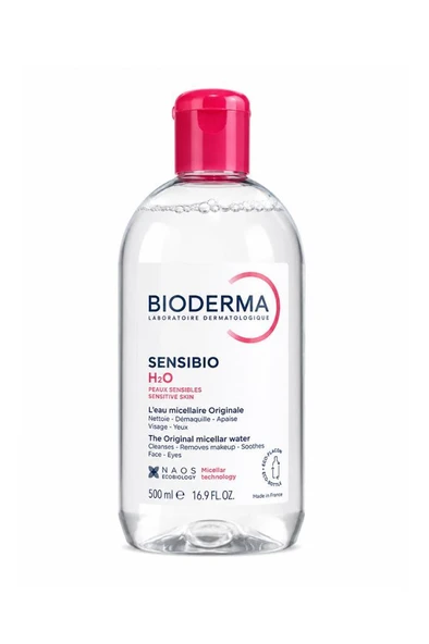 Bioderma Sensibio H2O 500 ml Yüz ve Makyaj Temizleme Suyu ürün görseli 1