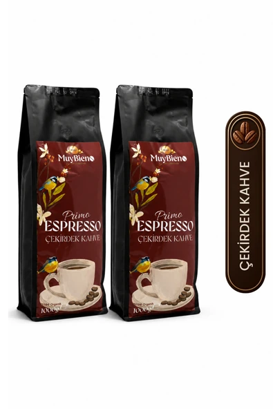 mb Muybieno Premium Primo Çekirdek Filtre Kahve Avantaj Paketi 2x1000 gr ürün görseli 1