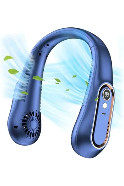 Boyun Fanı Neck Fan (MAVİ) - Resim 8