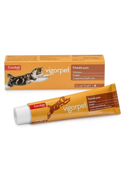 Candioli Vigorpet Pasta Multivitamin Takviyesi Tamamlayıcı Kedi Maması 50 Gr ürün görseli 1