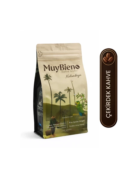 mb Muybieno Kolombiya Medellin Supremo 250 gr. Kahve %100 Arabica ürün görseli 1