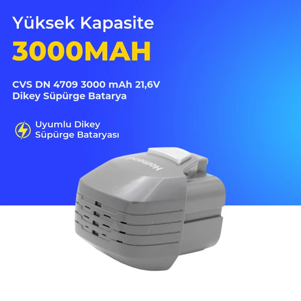 CVS DN 4709 3000 mAh 21,6V Dikey Süpürge Batarya ürün görseli 1