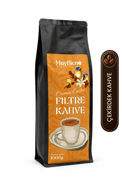 mb Muybieno Muybieno Crema Costa Filtre 1000 gr Öğütülmüş Kahve ürün görseli 1
