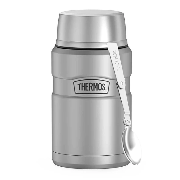 Thermos SK3021 Stainless King Yemek Termosu 0,71L Matte Stainless Steel 024305 ürün görseli 1