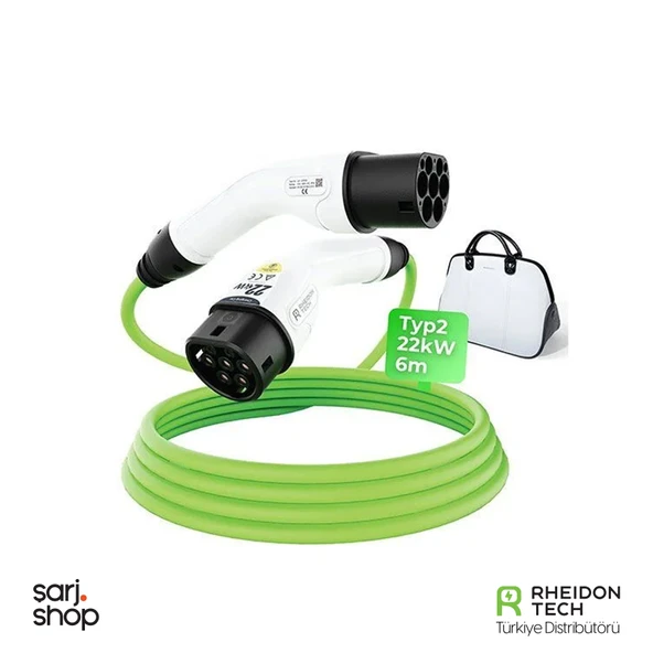 CC268-22kW Type 2 3 Faz 32A 6M IP54 EV Charging Cable Elektrikli Araç Şarj Kablosu ürün görseli 1