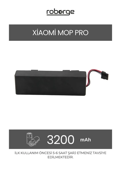 Xiaomi Robot Vacuum S12 (BHR7328GL) Robot Süpürge Uyumlu Batarya 3200 mAh - Muadil Ürün ürün görseli 1