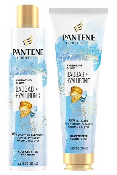 Pantene Baobab + Hyaluronic Nemlendirici Sülfatsız Şampuan ve Saç Kremi Seti ürün görseli 1