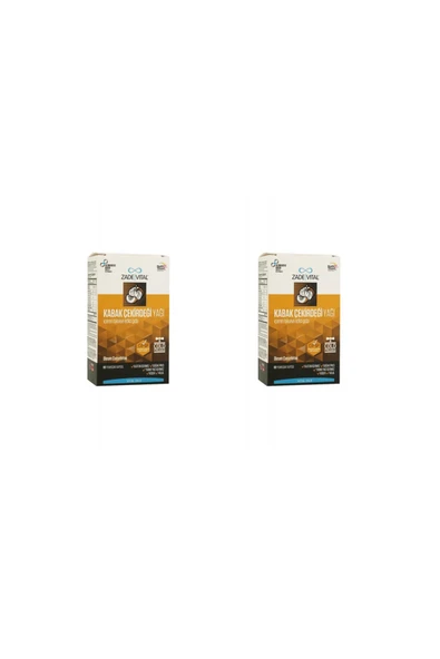 Zade Vital Kabak Çekirdeği Yağı 60 Kapsül 2'li Paket ürün görseli 1