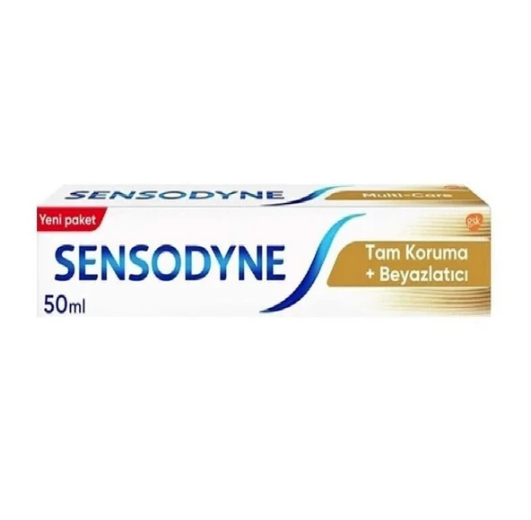 Sensodyne Diş Macunu Tam Koruma ve Beyazlatıcı 50 ml ürün görseli 1