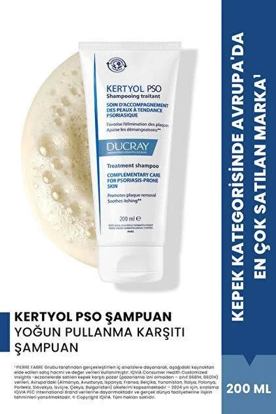Ducray Kertyol PSO Saç Derisi Pullanma Şampuanı 200 ml - Resim 3
