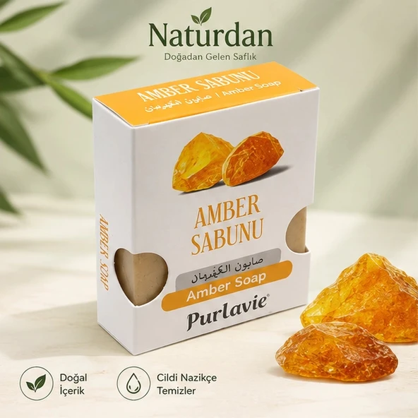 Amber sabunu-100g Doğal El Yapımı-6 adet ürün görseli 1