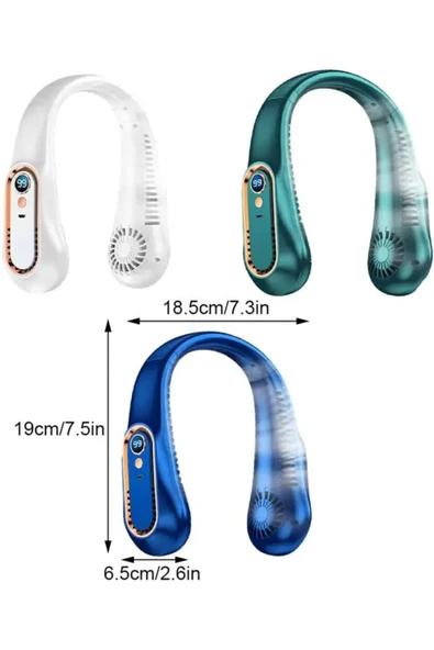 Boyun Fanı Neck Fan (MAVİ) ürün görseli 1