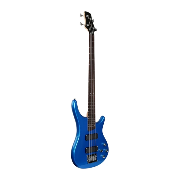 SMIGER G-B3-4 MBL 4 TELLİ ELEKTRO BAS GİTAR METALLIC BLUE ürün görseli 1