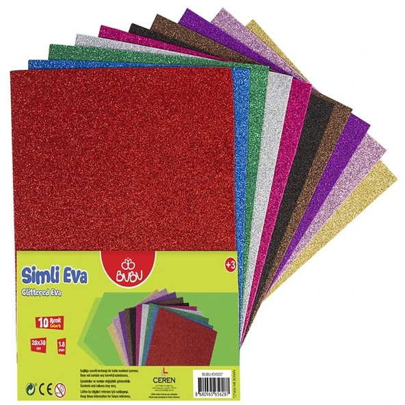 Bu-Bu Eva Simli 20x30 Cm 10 Renk BUBU-EV0037 ürün görseli 1
