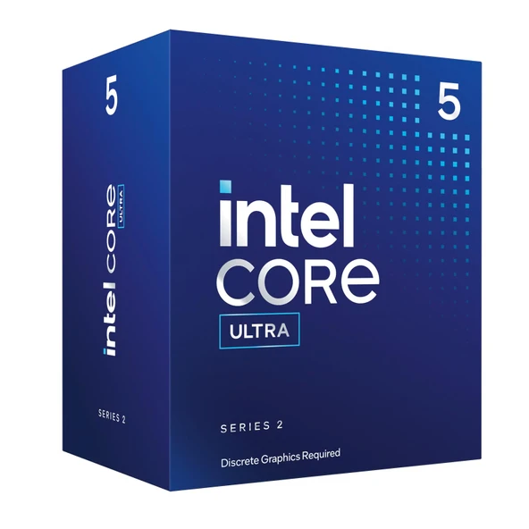 Intel® Core™ Ultra 5 masaüstü işlemci 225F 10 çekirdek (6 P çekirdeği + 4 E çekirdeği) 4,9 GHz'e kadar ürün görseli 1
