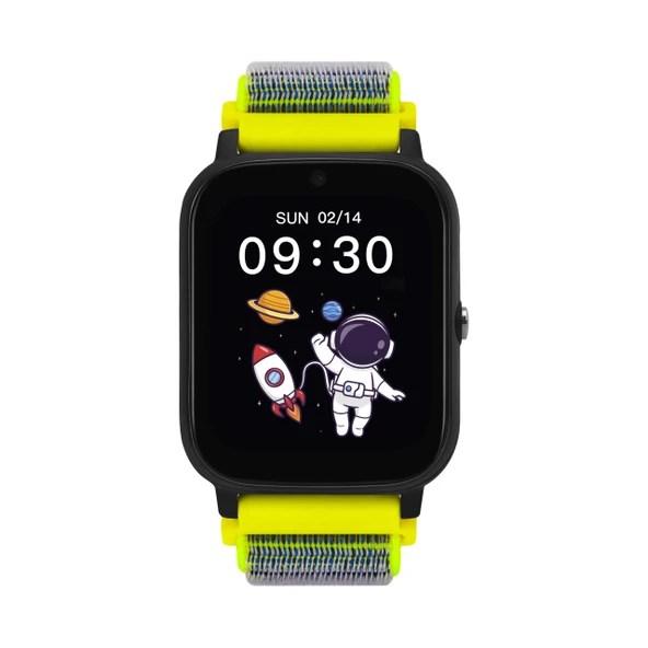 COFI 1453 Smartwatch Kids Tech 4G SIM Velcro Yeşil ürün görseli 1