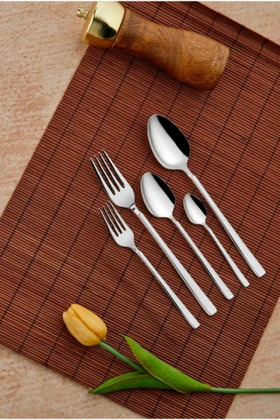 İmmo Home YENİCE 60 PARÇA ÇATAL KAŞIK SET ürün görseli 1