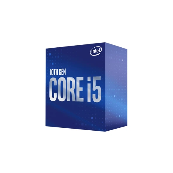 Intel® Core™ i5-10400 masaüstü işlemci, 6 çekirdekli, 4,3 GHz'e kadar, LGA1200 (Intel® 400 serisi yonga seti), 65 W ürün görseli 1