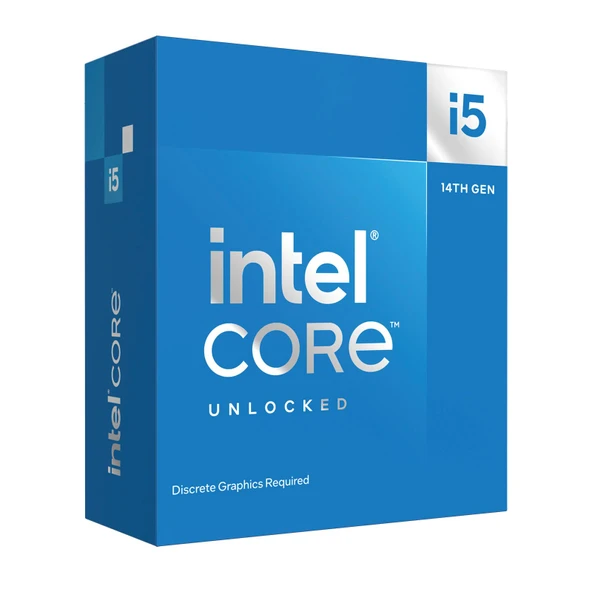 CPU Intel Core i5-14600KF / LGA1700 / Kutu 14 Çekirdek / 20 Konu / 24M Önbellek / GPU'suz ürün görseli 1