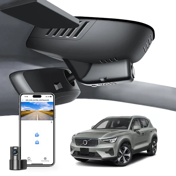 XC40 2023-2026 ve için Ön 4K ve Arka 1080P Araç Kamerası Özel ürün görseli 1