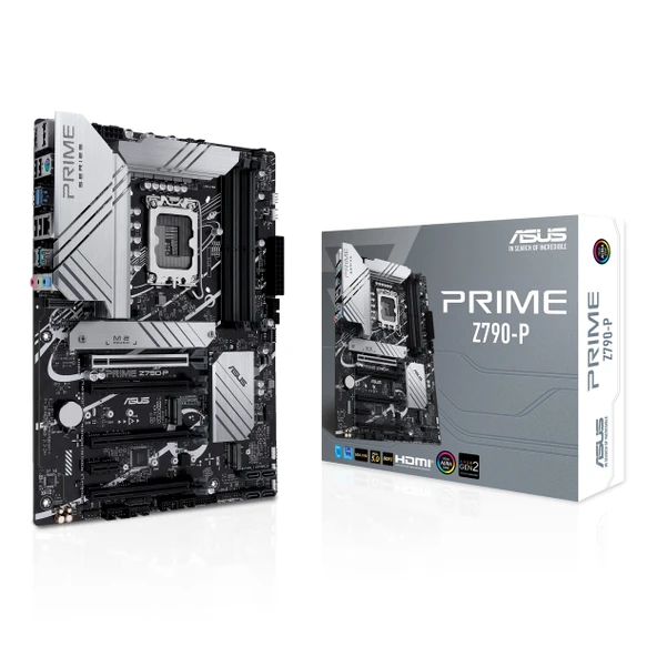 ASUS Prime Z790-P Oyun Anakartı Soketi Intel LGA1700 (ATX, PCIe 5.0, DDR5 Bellek, 3X M.2, HDMI, DisplayPort, Aura Sync) ürün görseli 1