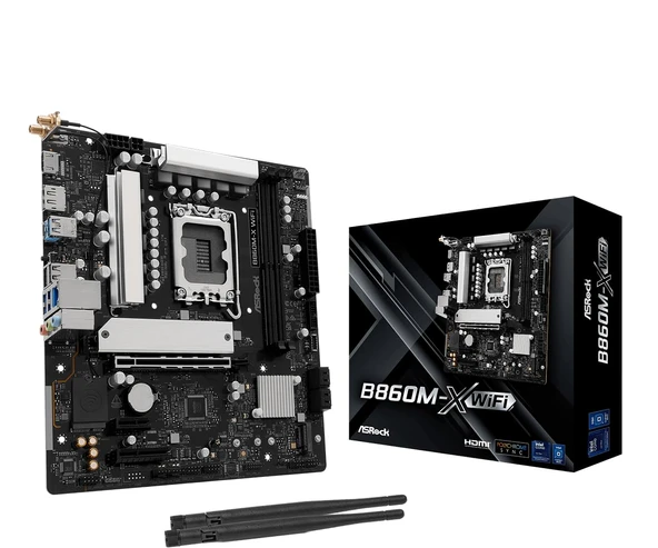 MB ASRock Intel 1851 B860M-X WiFi ürün görseli 1