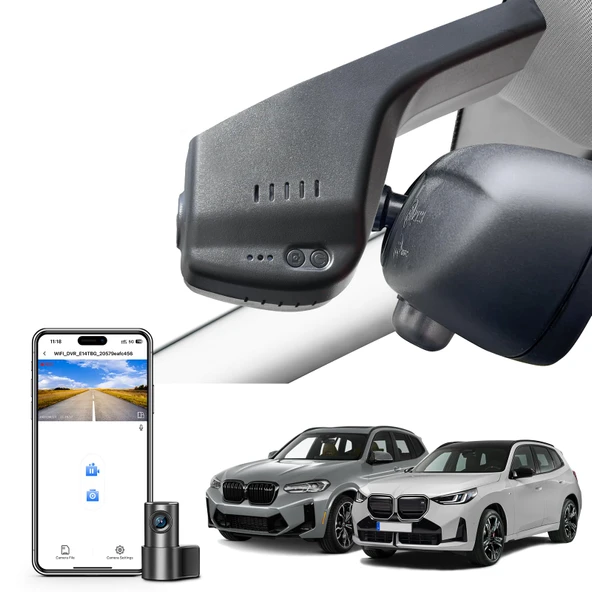Mangoal Ön 4K ve Arka 1080p Araç Kamerası Özel BMW Gen3 G01 X3 2018-2024, F97 ürün görseli 1