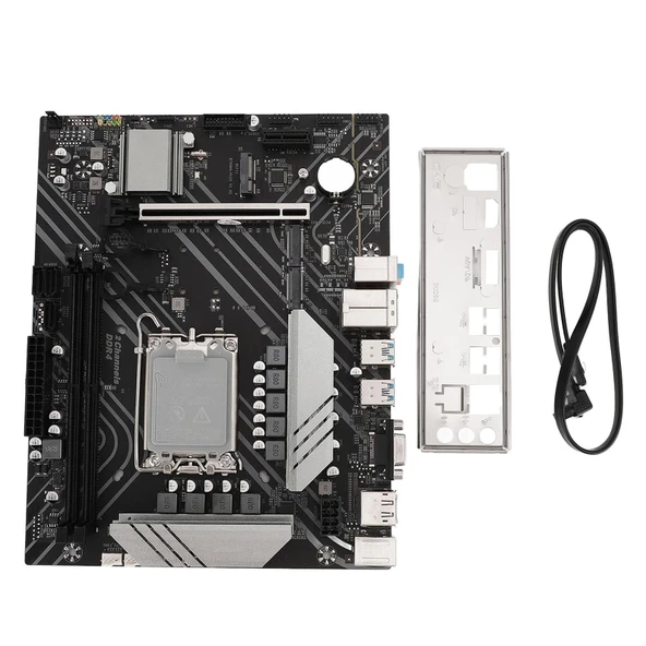 ciciglow B760M4 Oyun Anakartı, ATX Anakart Çift Kanallı DDR4 Bellek, PCIE16X Gen 4.0, SATA3.0, NGFF/NVME M.2, HDMI, VGA Arayüzü LGA 1700 Bilgisayar Anakartı ürün görseli 1