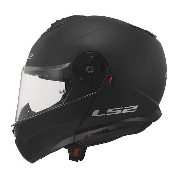 ÇENE AÇILIR KASK LS2 STROBE 2 MAT SİYAH ORJİNAL 2XL - Resim 3