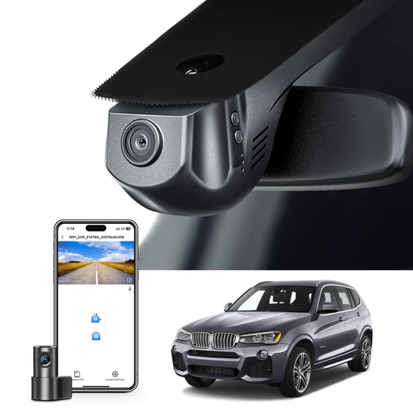 BMW için Mangoal Ön 4K ve Arka 1080p Araç Kamerası Özel ürün görseli 1