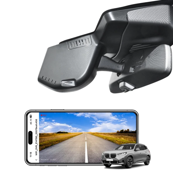 Mangoal 4K Araç Kamerası Özel BMW X3 Gen4 G45 2025, 30 xDrive M50 xDrive, OEM Stil, 2160P UHD Video, WiFi ve APP, 64 GB Kart ürün görseli 1