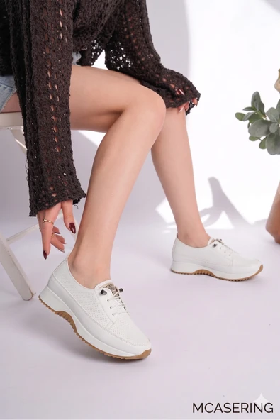 MCASERING Anne Kız Full Ortopedik Şık New Fashion Tasarımlı Kaymaz Taban Günlük Hafif Babet Spor Ayakkabı ürün görseli 1