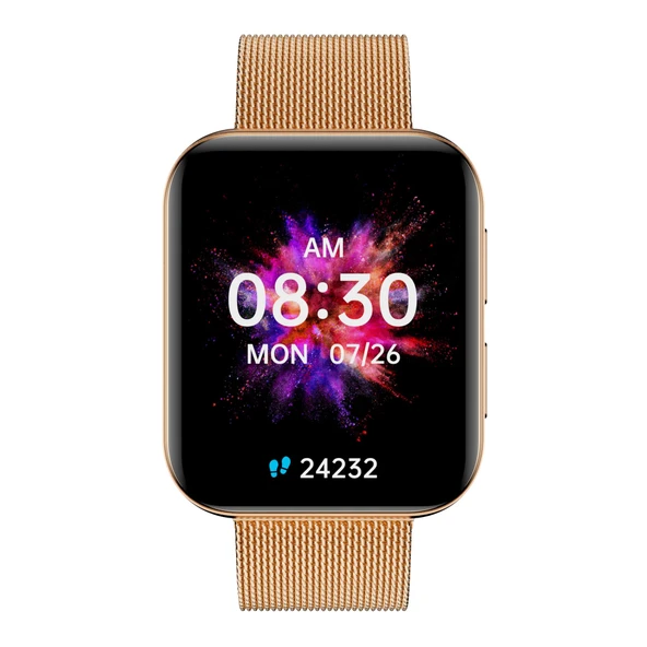 COFI 1453 Smartwatch GRC Maxx Amoled HD Ekran 1,78 "Çağrı ve SMS IP68 Su Geçirmez Altın Çelik ürün görseli 1