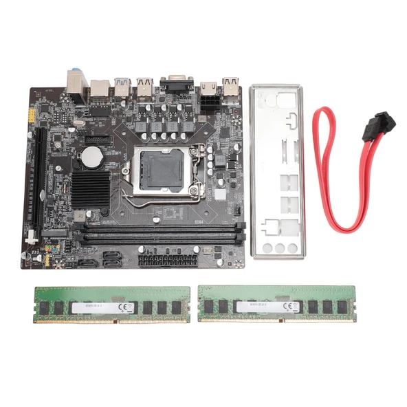 H310 Oyun Anakartı, LGA 1151 MATX Çift Kanallı DDR4 Bellek, PCIe 3.0X16, SATA3.0, HDMI, VGA, M.2 Bağlantı Noktası, USB3.0/2.0 Arayüzü, Bilgisayar Anakartı (8GB) ürün görseli 1