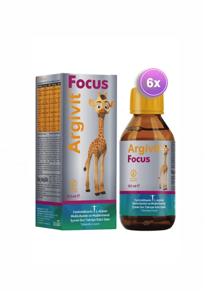 Argivit Focus 150 ml 8 Adet ürün görseli 1