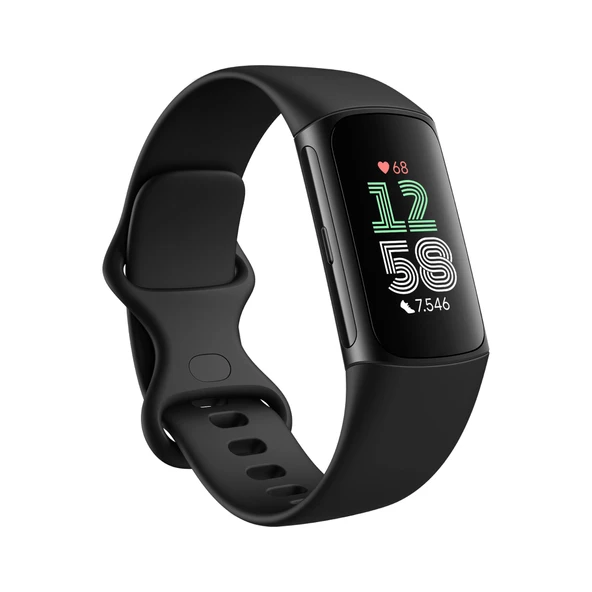 Google Fitbit Charge 6 etkinlik izleyici, 6 aylık premium üyelik, 7 günlük pil ömrü, Google Cüzdan ve Haritalar içerir ürün görseli 1