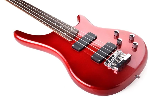 SMIGER G-B3-4 MRD 4 TELLİ ELEKTRO BAS GİTAR METALLIC RED - Resim 2