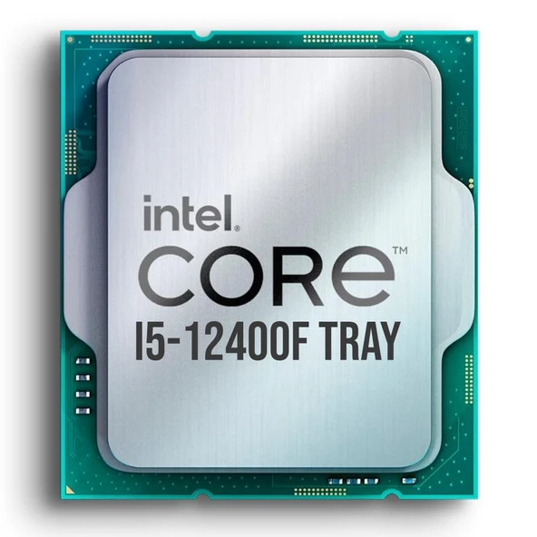 B-stok Intel Core i5 12400F (12. Nesil) 2,5 GHz 6 çekirdekli 12 iş parçacığı 18 MB önbellek OEM ürün görseli 1