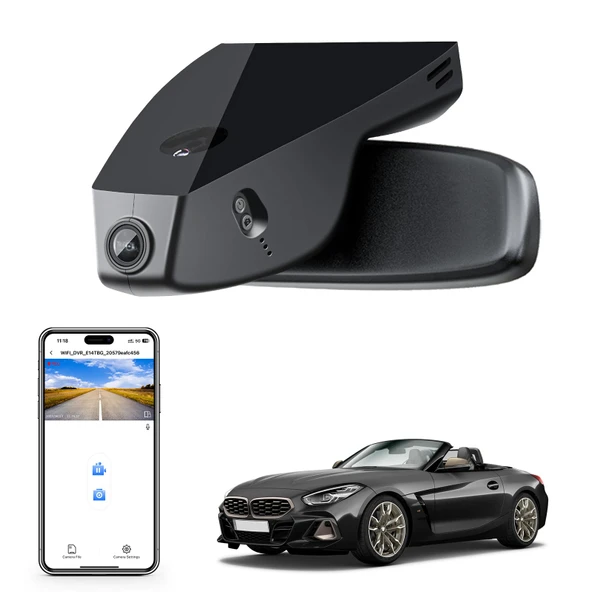 Mangoal 4K Dash Cam BMW Z4 G29 2019 2020 2021 2022 2023 2024 2025 (Model B), OEM Stil, 2160P UHD Video, WiFi ve APP, 64GB Kart ürün görseli 1