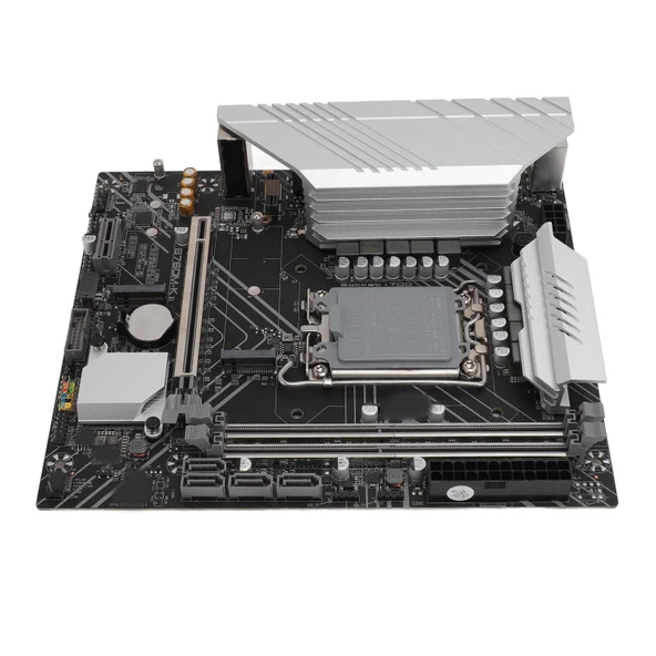 Bewinner B760M K DDR4 anakart LGA1700, GEN12/13 serisi MATX anakart ile PCIe 4.0 M.2 yuvası SATA3.0 Oyun için USB 3.0 ürün görseli 1