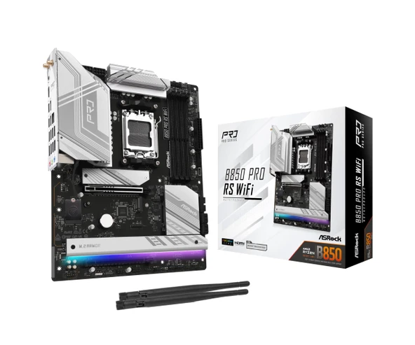 MB ASRock AMD AM5 B850 Pro RS WiFi ürün görseli 1