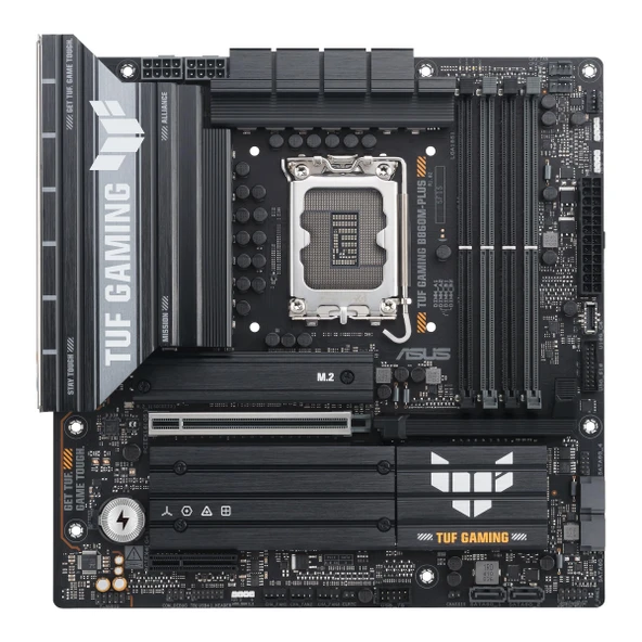 ASUS TUF Gaming B860M-PLUS anakart soketi Intel LGA 1851 (Intel B860, mATX, DDR5 bellek, PCIe 5.0, 2X PCIe 4.0 M.2, Aura Sync) ürün görseli 1