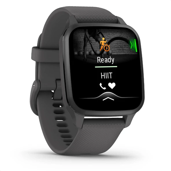 Garmin Venu Sq 2 - 1,4" AMOLED ekranlı GPS fitness akıllı saati, uyku puanı ve 25'ten fazla spor uygulamasıyla uyku analizi, 7/24 sağlık verileri, ödeme, 11 güne kadar pil ömrü ve su geçirmez ürün görseli 1