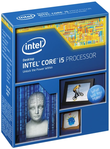 Intel BXF80646I54670K - Core i5 4670K - 3,4 GHz - 4 çekirdek - 4 iş parçacığı - 6 MB önbellek - LGA12C soket ürün görseli 1