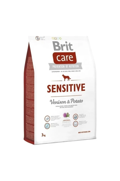 Brit Care Sensitive Tahılsız Geyik Etli Köpek Maması 3 Kg ürün görseli 1