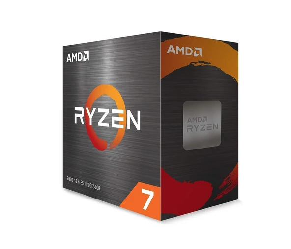 AMD Ryzen 7 5800X İşlemci (8 çekirdek/16 iş parçacığı, 105W DTP, AM4 soket, 36 MB önbellek, 4,7 GHz'e kadar maksimum güçlendirme frekansı, soğutucu yok) ürün görseli 1