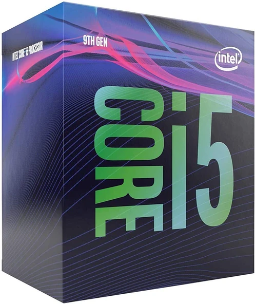 Intel Core i5-9400 işlemci (9M önbellek, 4,10 GHz'e kadar), BX80684i59400 ürün görseli 1