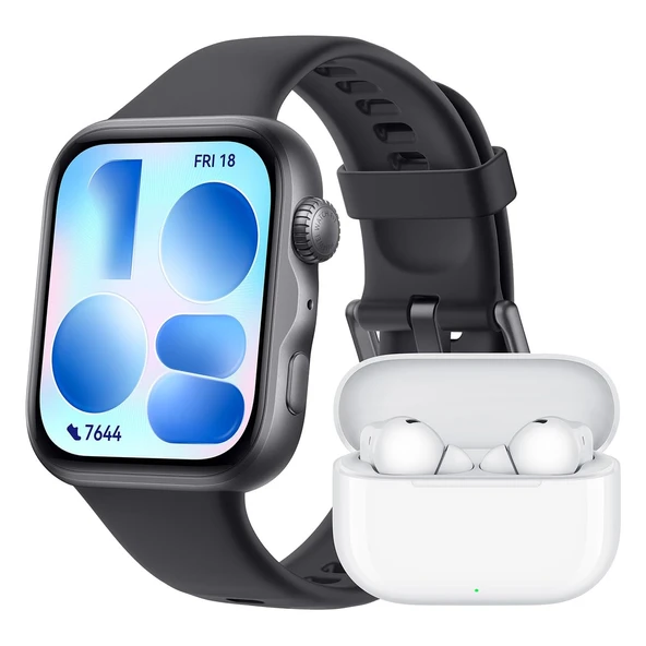 Huawei Watch FIT 5 Akıllı Saat, 4,7 cm (1,82 inç) ekran, ince tasarım, fitness takip cihazı, NFC Pay, GPS, düşme algılama, 10 güne kadar pil ömrü, kalp monitörü, SPO₂, Bluetooth çağrısı, 5 ATM ürün görseli 1