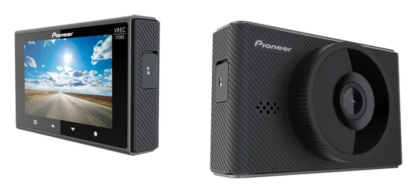Pioneer VREC-170RS araç kamerası: Full HD kayıt özellikli ön kamera, 139° geniş açı, GPS izleme, park izleme, 3" LCD ekran + uygulama kontrolü ürün görseli 1